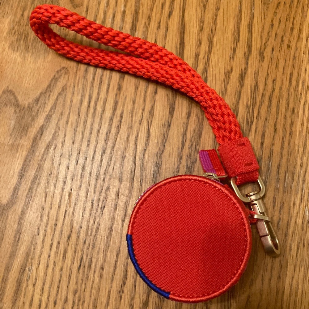 Rothy’s Carry Keychain, Red/Pink/Yellow